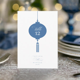 Convite Chinoiserie Hanging Lantern Motif Mesa n.º ID1094