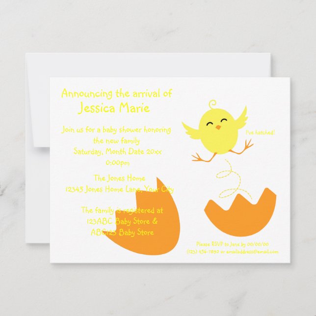 Convite Chocado (Frente)