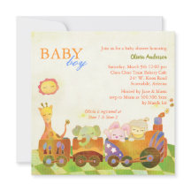 Choo Choo Train Baby Chá de fraldas