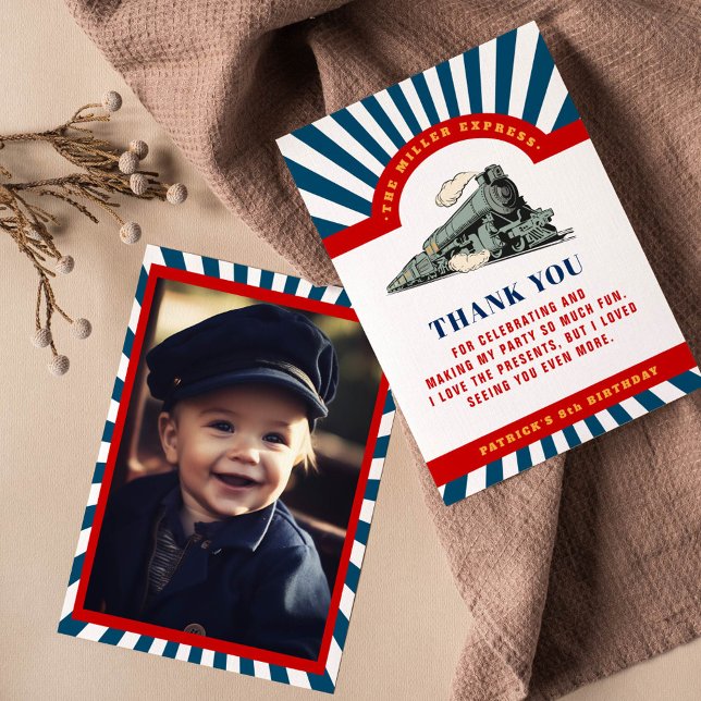 Convite Choo Choo Train Birthday (Criador carregado)