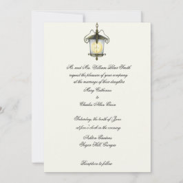 Convite Christian Formal Invitation, Semi- Formal, Lantern