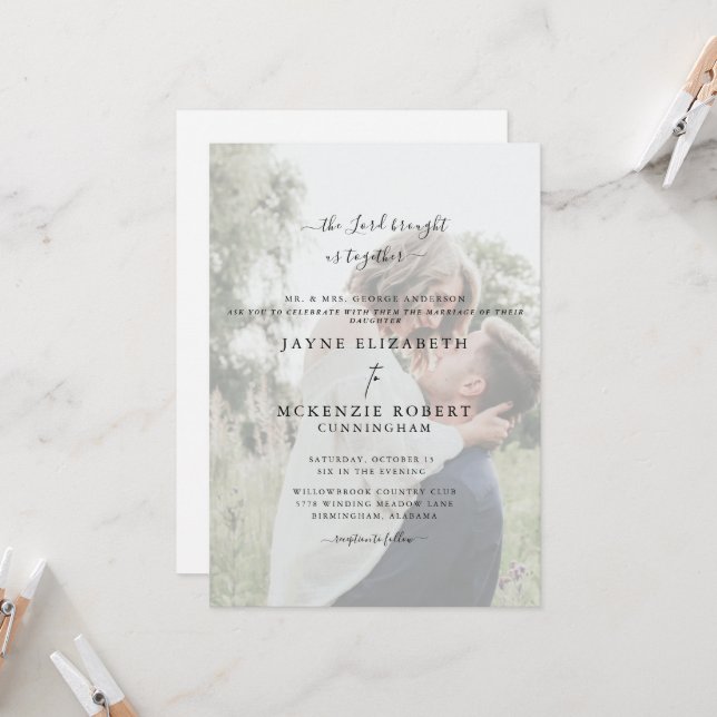 Convite Christian O Senhor Nos Trouxe A Foto II (Frente/Verso In Situ)