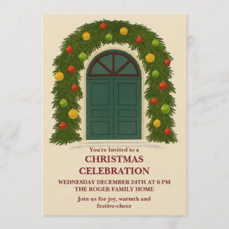 Convite Christmas Celebration Invitation
