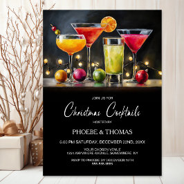 Convite Christmas Cocktail Party