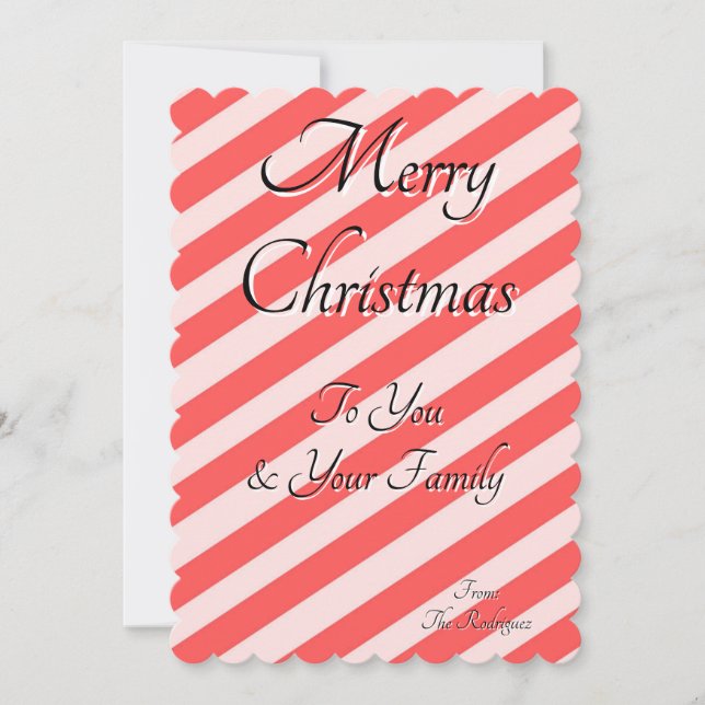 CONVITE CHRISTMAS GREETINGS CARD (Frente)