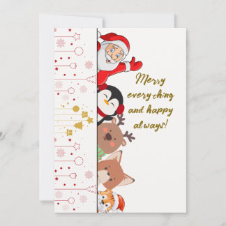Convite Christmas Greetings Card 
