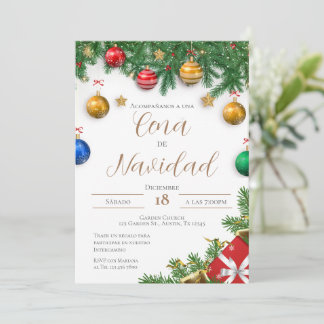 Convite Christmas Party Invitation