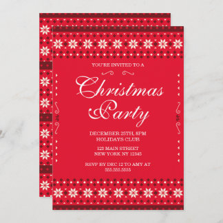 Convite Christmas Party Invitation