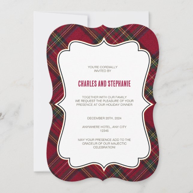 Convite Christmas Party Invitation, Christmas Invitations (Frente)