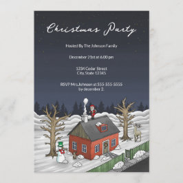Convite Christmas Party with Santa Claus