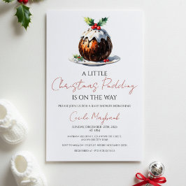 Convite Christmas Themed Baby Shower Invitation