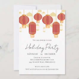 Convite Christmas Tree Party Invitation