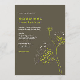 Convite Chrysanthemum Flowers Floral Elegante Casamento Ch