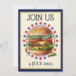 Convite Churrasco / 4 de julho / etc.