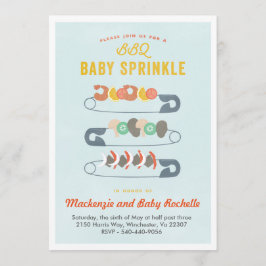 Convite Churrasco bebê