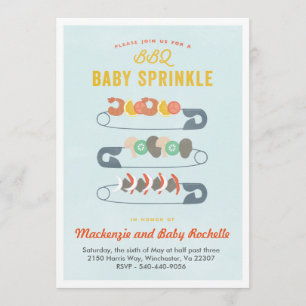 Convite Churrasco bebê