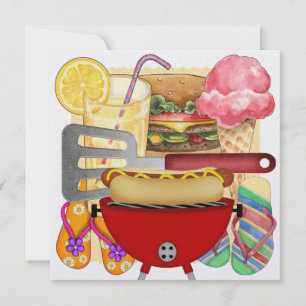 Convite CHURRASCO Cook Out