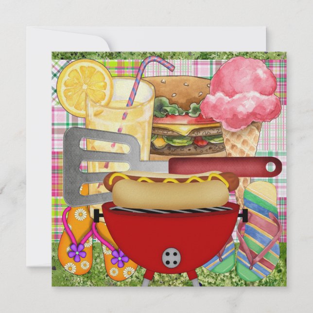 Convite CHURRASCO Cook Out - 4 de julho! SRF (Frente)