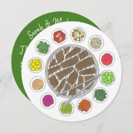 Convite Churrasco coreano Barbecue - Comida de Banchan tor