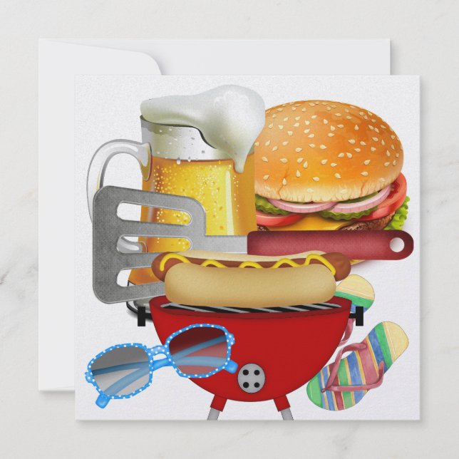 Convite Churrasco de 4 de Julho (Frente)