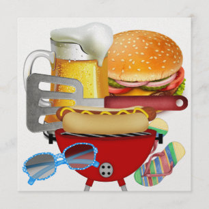 Convite Churrasco de 4 de Julho