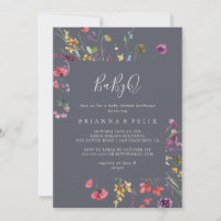 Churrasco de Chá de fraldas Classic Blue Wild Baby