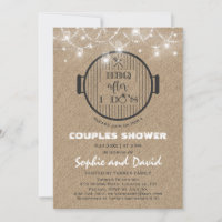 CHURRASCO Depois Que Eu Faço O Burlap String Light