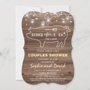 Convite CHURRASCO depois que eu tenho o velho celeiro acen