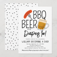 CHURRASCO e Chá de fraldas de Cerveja Cadeado