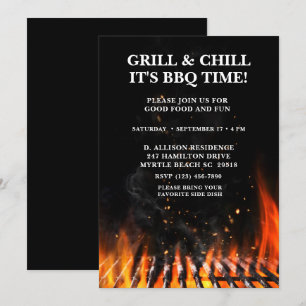 Convite Churrasco Festa de Grelhar Verão