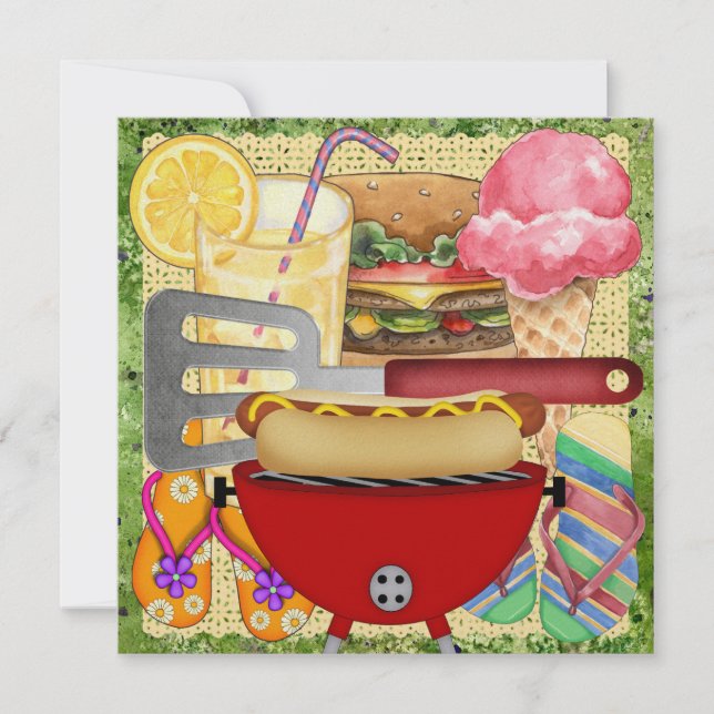 Convite CHURRASCO - Festa do Fim do Ano! SRF (Frente)