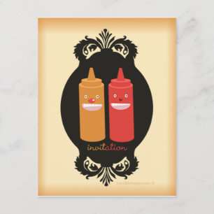 Convite CHURRASCO, festa para crianças, cachorros-quentes,