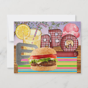 Convite CHURRASCO - Parte de Cookout - SRF