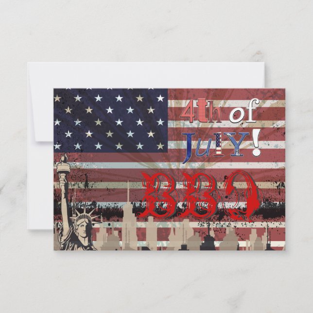 Convite CHURRASCO PixDezines, 4 de julho (Frente)