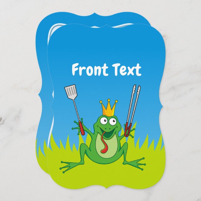 Convite CHURRASCO Prince (Frente/Verso)