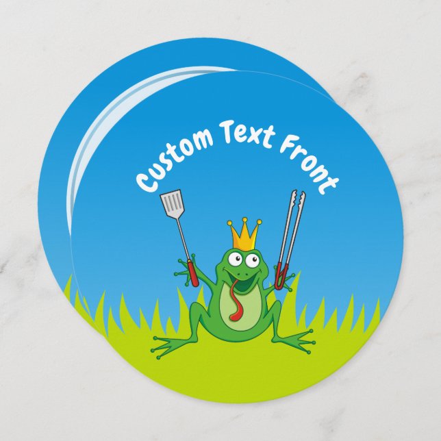 Convite CHURRASCO Prince (Frente/Verso)