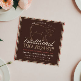 Convite Churrasco Tradicional