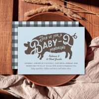 Churrasco Vintage Blue Pig Baby-Q