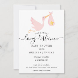 Convite Chuva / Aspersão à Distância pelo Correio Rosa