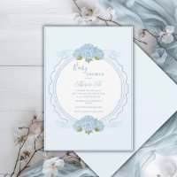 Chuva Azul de Hortênsia Elegante Baby Shower