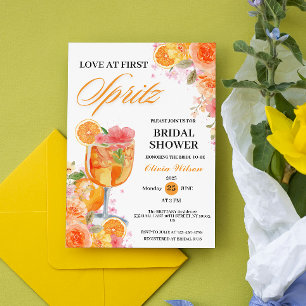 Convite Chuva de Amor à Primeira Borrifada Chá de Noiva