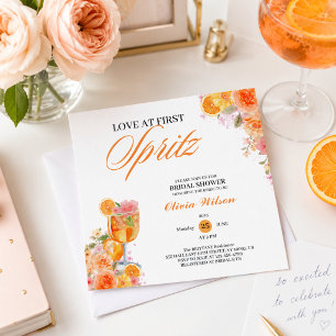 Convite Chuva de Amor à Primeira Borrifada Chá de Noiva