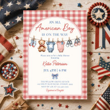Chuva de Amor Americana Menino Baby Shower