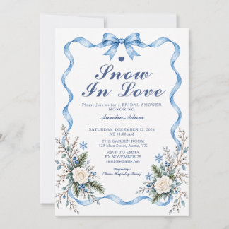 Convite Chuva de Amor Arco Azul Boho Casamento de Inverno