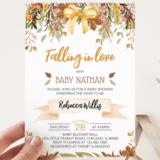 Convite Chuva de Amor Baby Shower (Criador carregado)