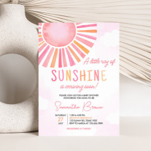 Convite Chuva de Amor Baby Shower