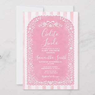 Convite Chuva de Amor Baby Shower Cielito Lindo Talavera L