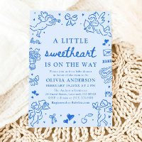 Chuva de Amor: Baby Shower de Valentim Desenhado à