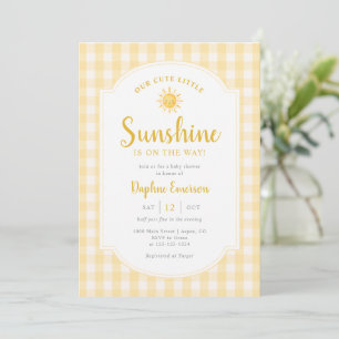 Convite Chuva de Amor: Baby Shower do Nosso Pequeno Sol