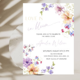 Convite Chuva de Amor Chá de Noiva - Jardim Floral Noiva